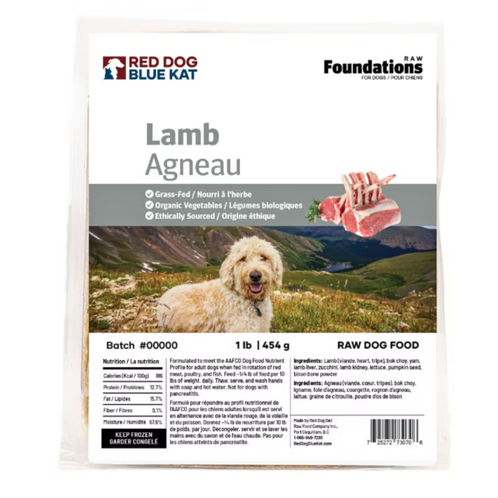 Lamb for Dogs (Foundations Raw)