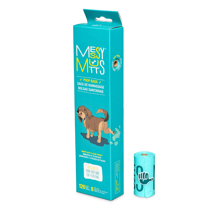 BioRecycle™ Dog Poop Bags - 8 Refill Rolls (120)