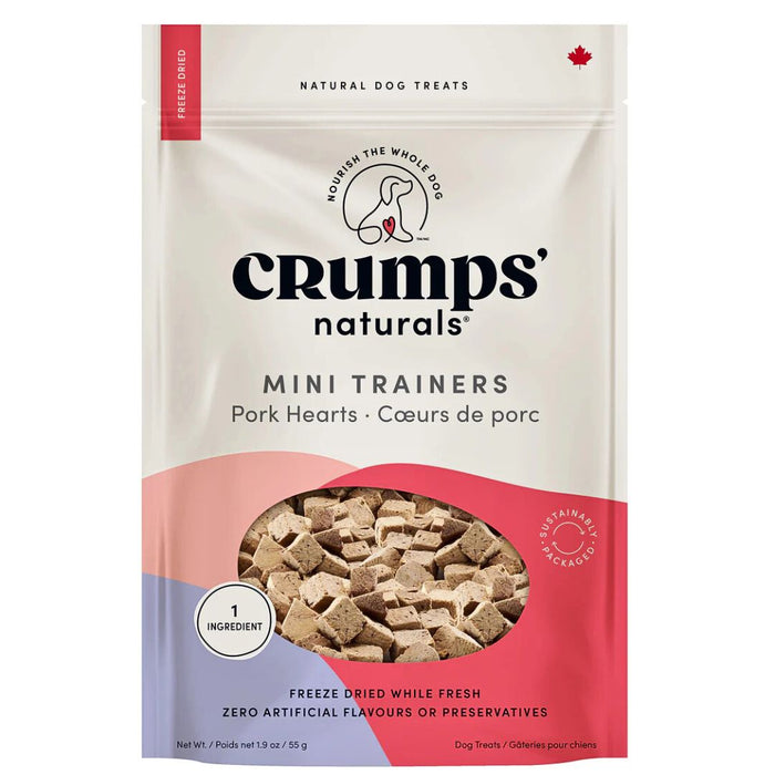Crumps Mini Trainers Freeze Dried Pork Hearts