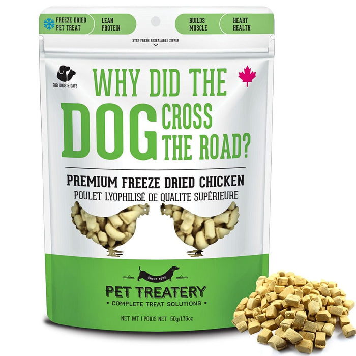 Why Did the Dog Cross the Road? - Freeze Dried Chicken Treats(50g)