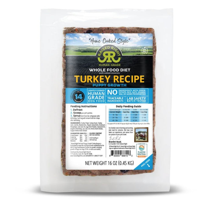 Raised Right Puppy - Gently Cooked Meals for Puppies