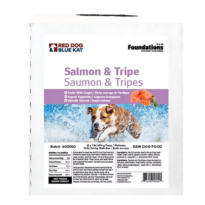 Salmon & Tripe for Dogs (Foundations Raw)