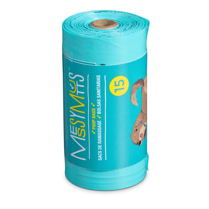 BioRecycle™ Dog Poop Bags - 1 roll (15 bag count)
