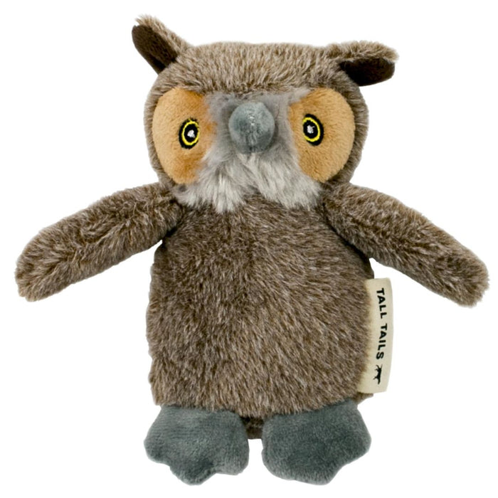 Plush Owl Squeaker Toy