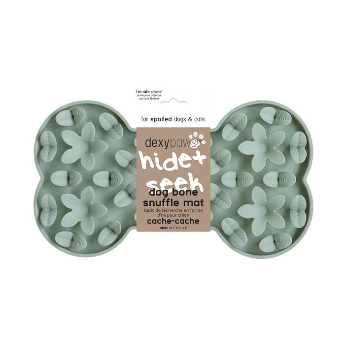 Bone Silicone Snuffle Mat (Sage Green)