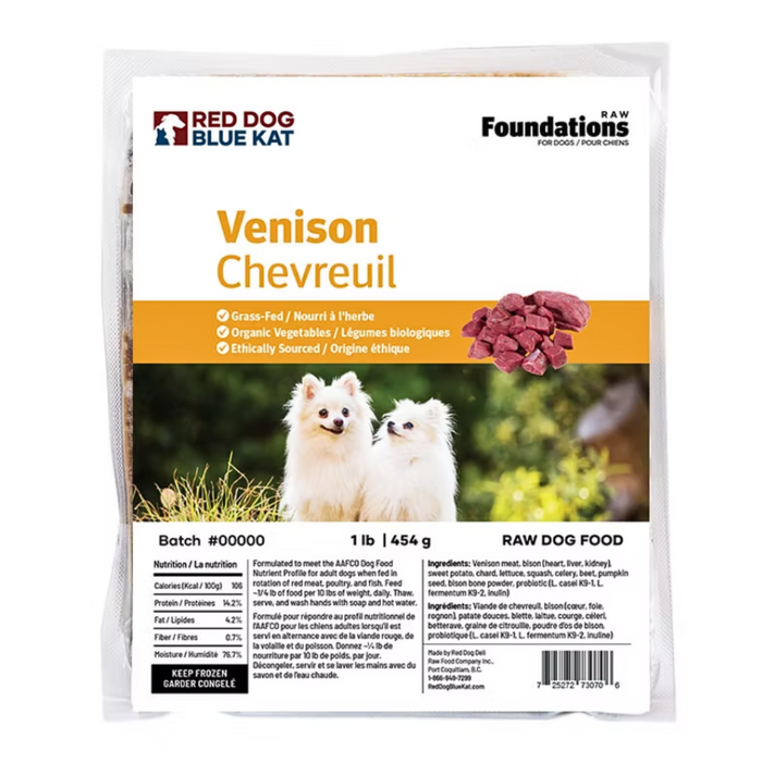Venison for Dogs (Foundations Raw)