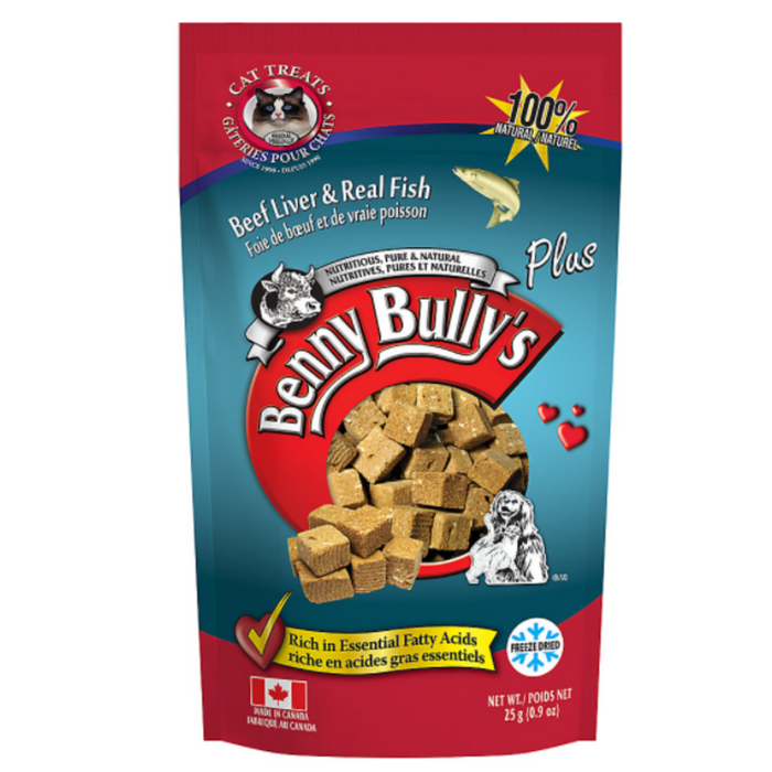 Beef Liver + Fish for cats (or small dog)