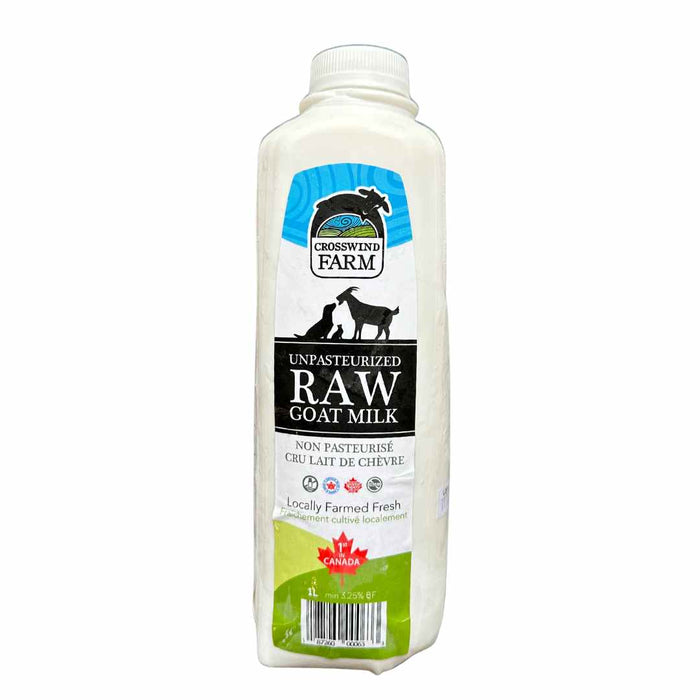 Unpasterized Raw Goat Milk (crosswinds)