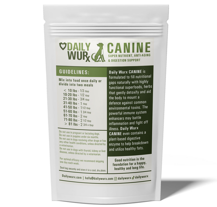 Daily Wurx CANINE (250g)