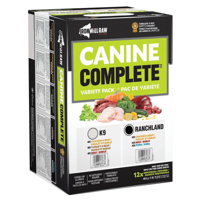Canine Complete Variety Packs (12 lb)