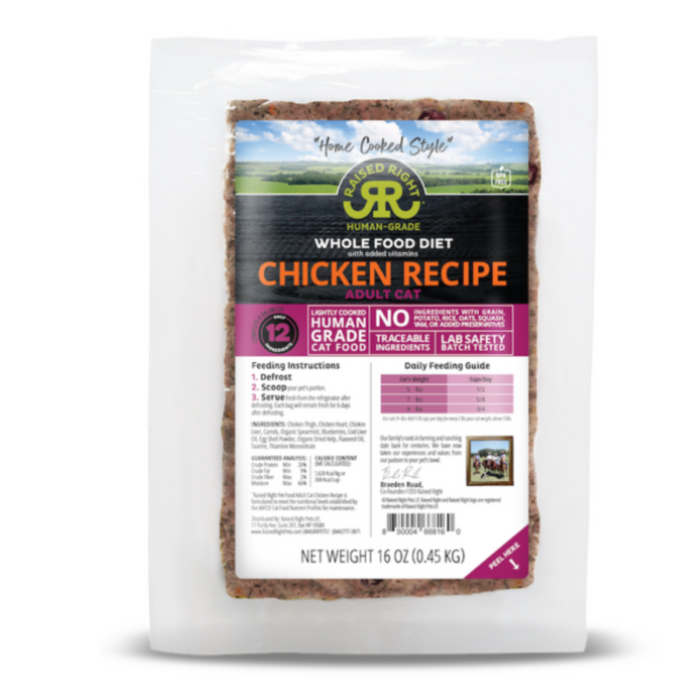Raised Right Cat - Gently Cooked for Cats