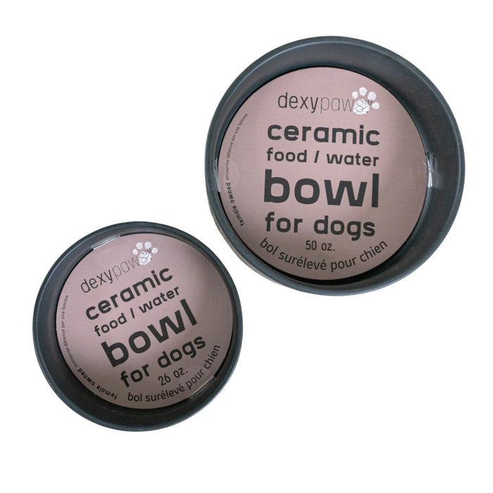 Ceramic Dog Bowl (Black)