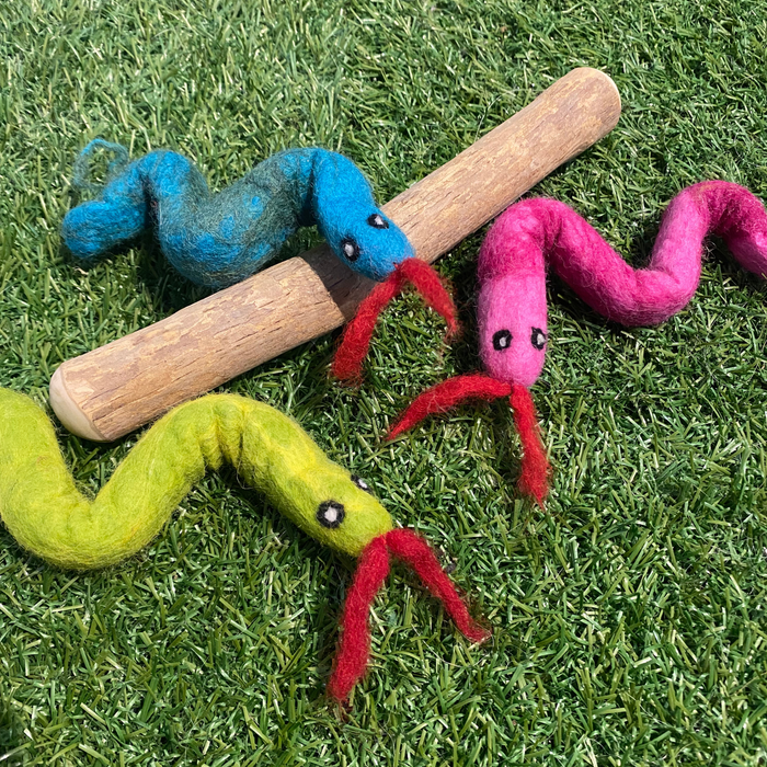 Wool Felt Cat Creatures