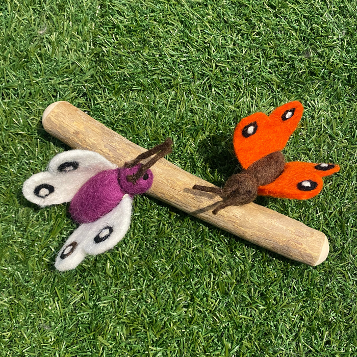 Wool Felt Cat Creatures