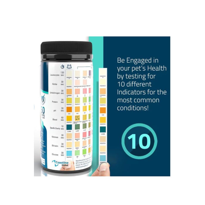 Urine Testing Strips - 10 in 1 (50 tests)