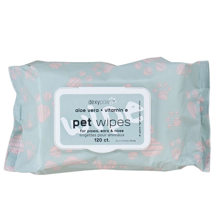 Cleansing Pet Wipes For Paws, Ears, & Nose