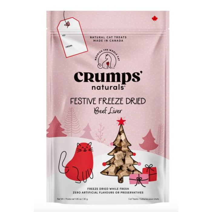 Festive Freeze Dried Beef Treats for Cats