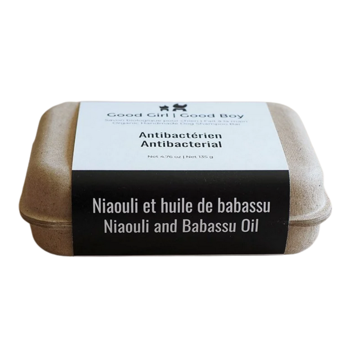 Antibacterial Shampoo Bar with Niaouli and Babassu Oil