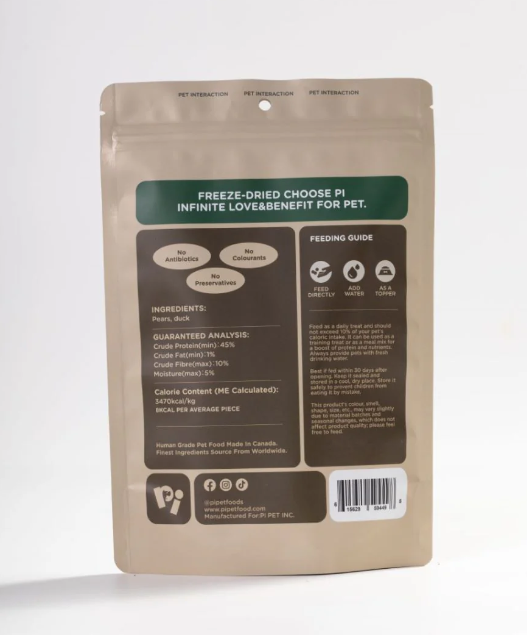 Pears & Duck Twists - Freeze dried (42 g)