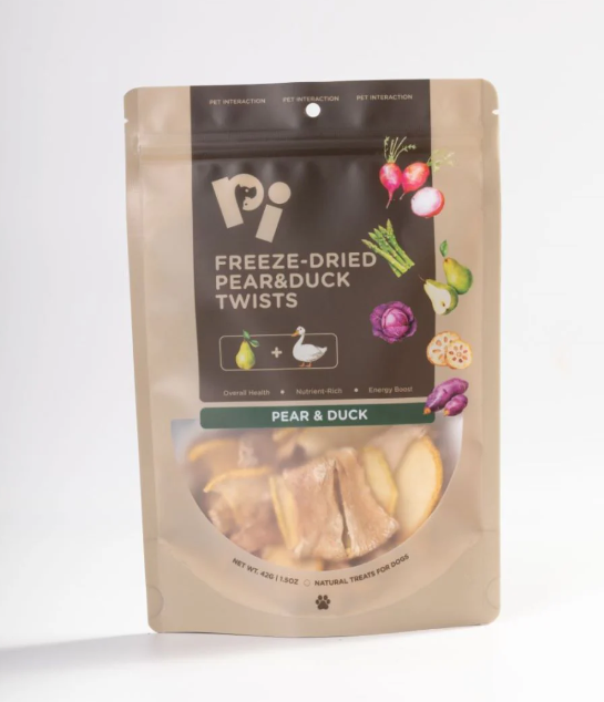 Pears & Duck Twists - Freeze dried (42 g)
