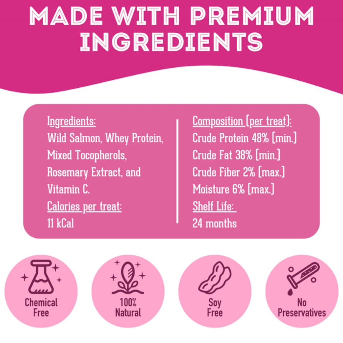 Let's Hook Up - Freeze Dried Salmon Treats (50g)