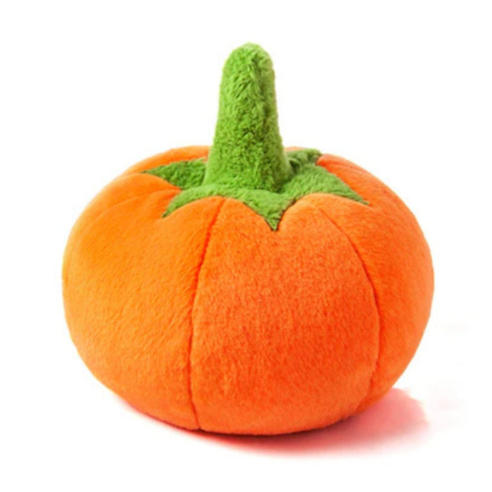 Pumpkin Plush Dog Toy