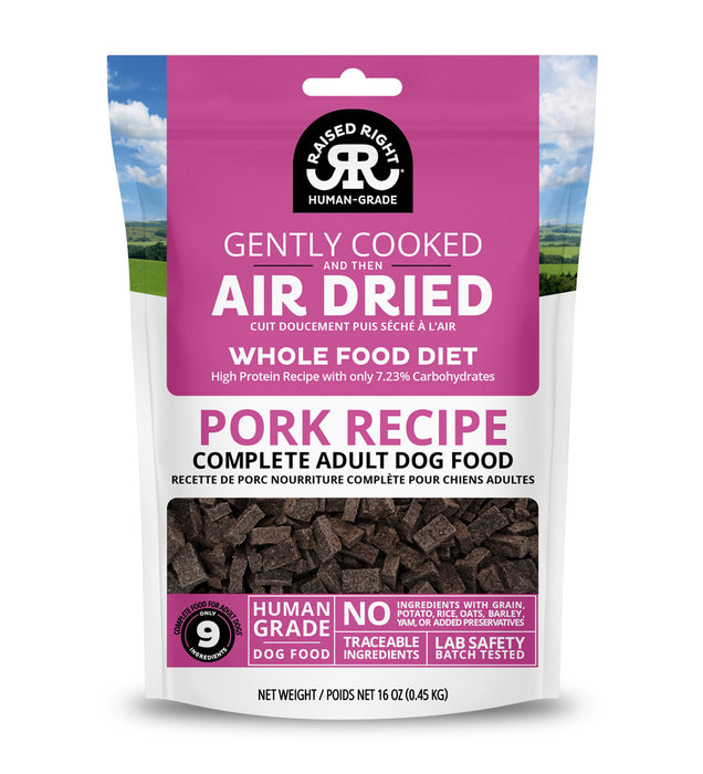 Gently Cooked Air-Dried Whole Food Diet for Dogs