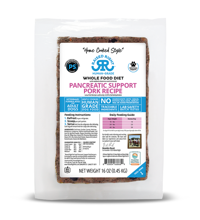 Gently Cooked Pancreatic Support Recipe