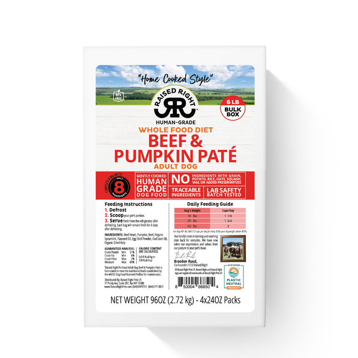 Gently Cooked Beef and Pumpkin Paté