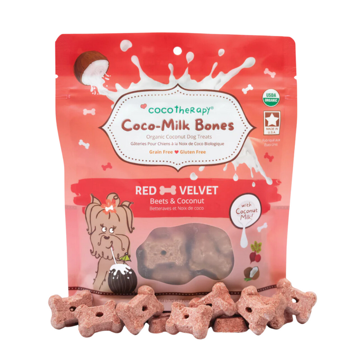 Cocotherapy Red Velvet Biscuit - Organic Coconut Treat for dogs