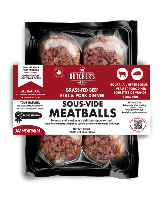 SOUS-VIDE DINNER MEATBALLS