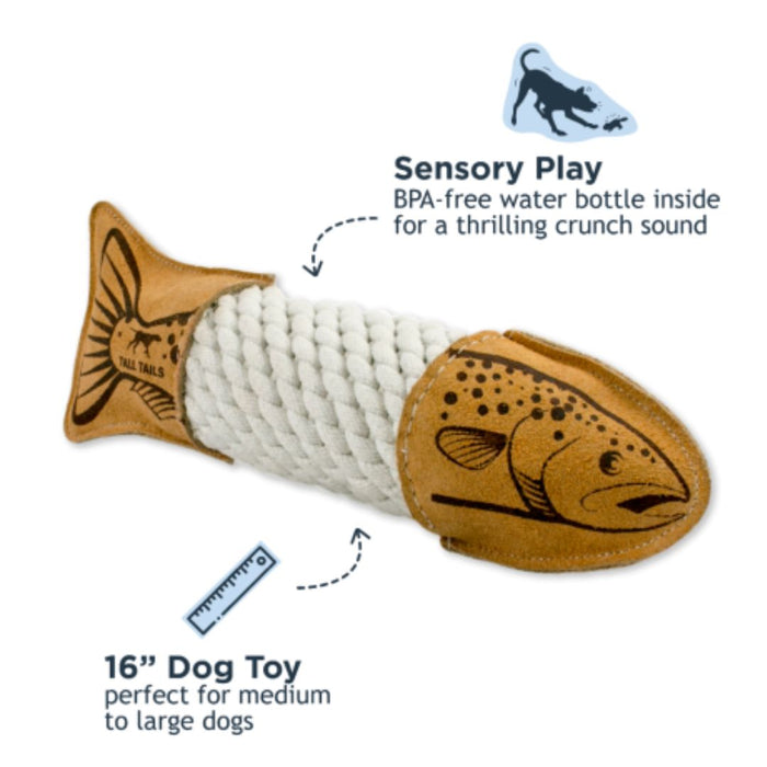 Natural Leather & Wool Trout