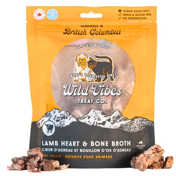 Wild Vibes Lamb Heart & Bone Broth Treats