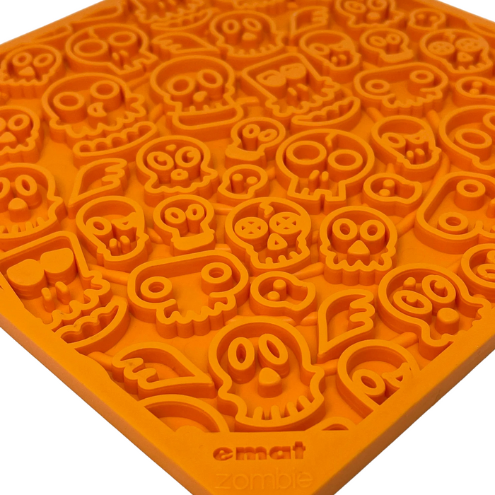 Zombie Lick Mat - Orange