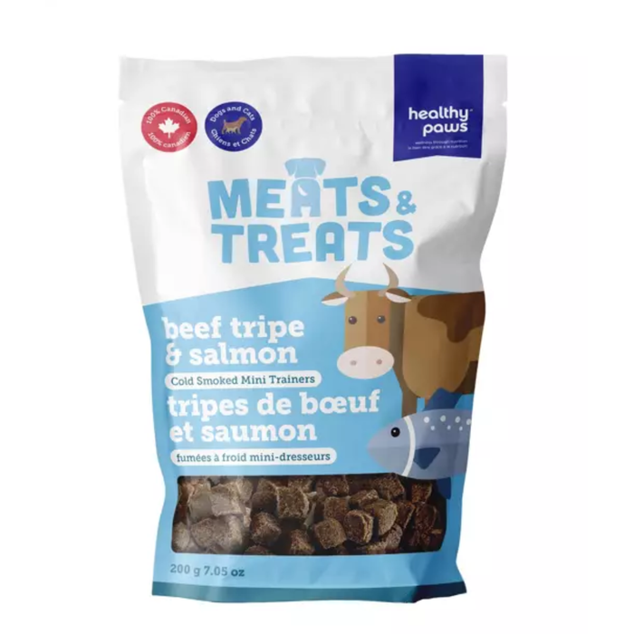 Cold Smoked Beef Tripe and Salmon (Meats and Treats)