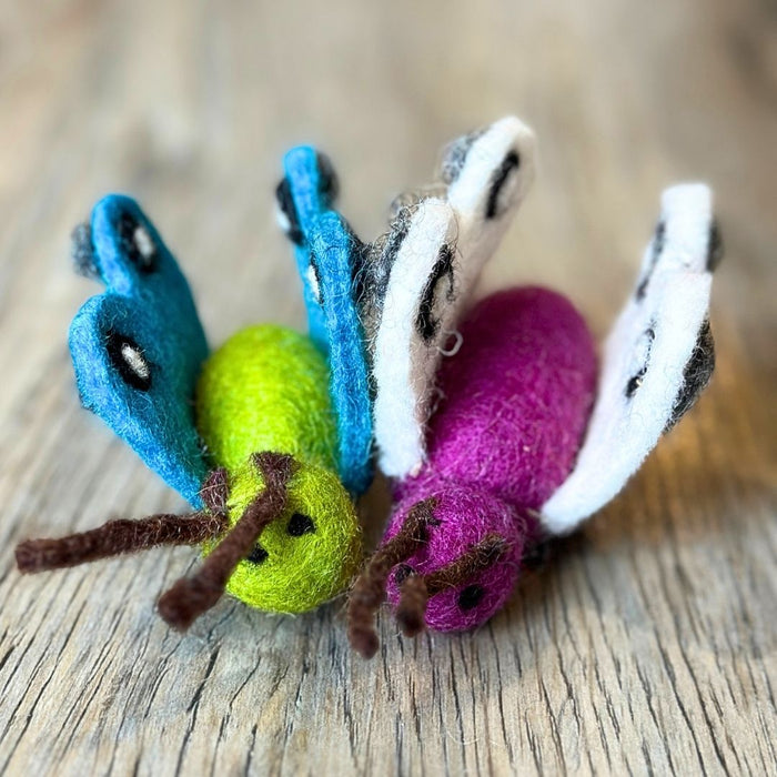 Wool Felt Cat Creatures