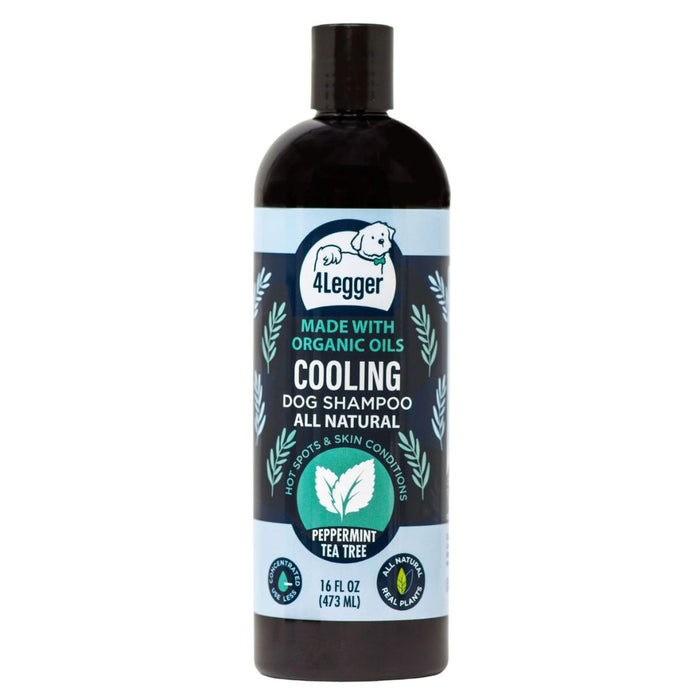 Cooling - Certified Organic Dog Shampoo -Tea Tree and Peppermint