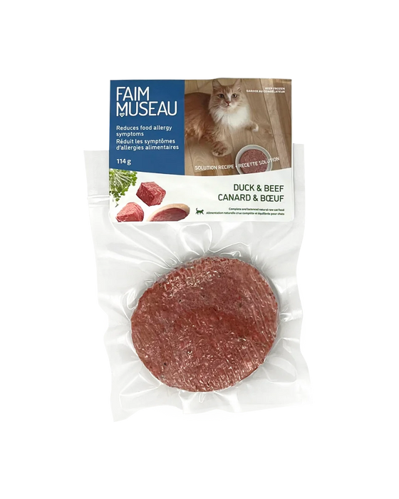 Duck and Beef Recipe for Cats