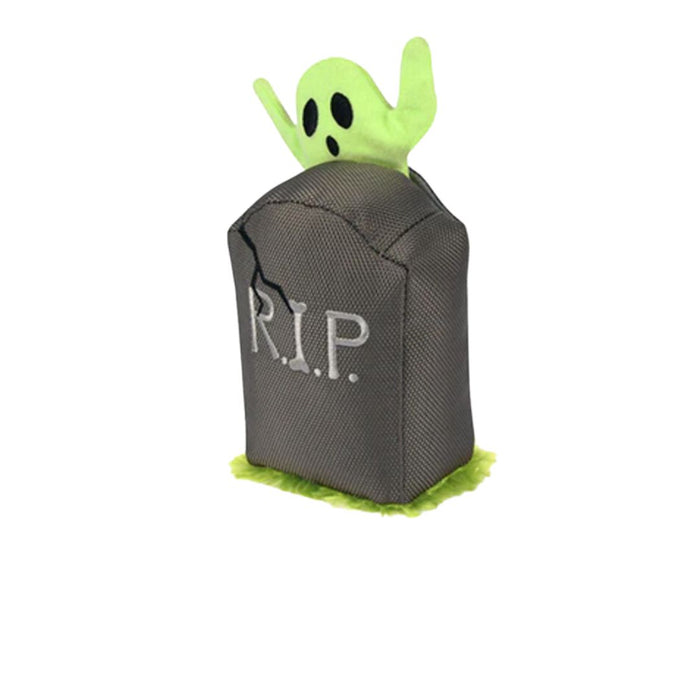Halloween Ghoulish Grave Stone and Ghost Toy