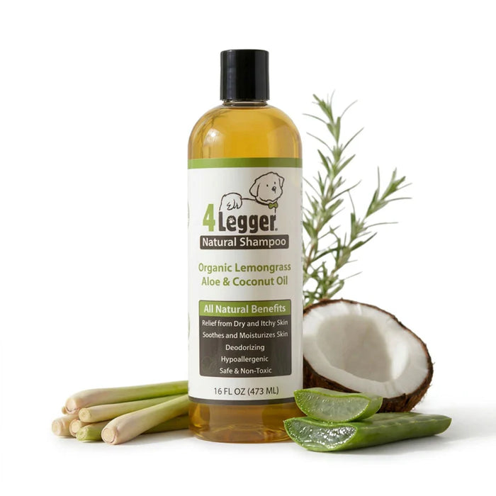 Organic Lemongrass, Aloe, and Coconut Oil Shampoo