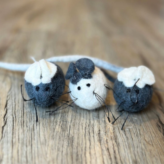 Wool Felt Cat Creatures