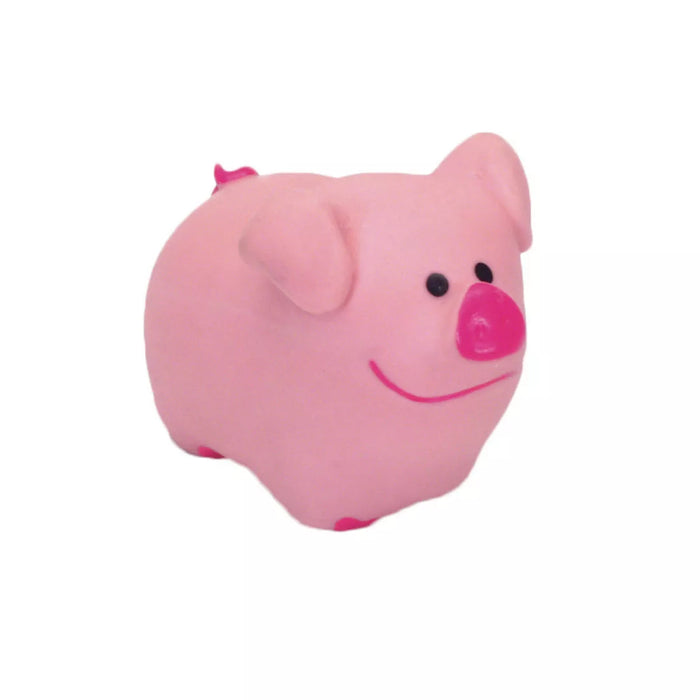 Pink Pig - Rascals Latex Squeaker Toy