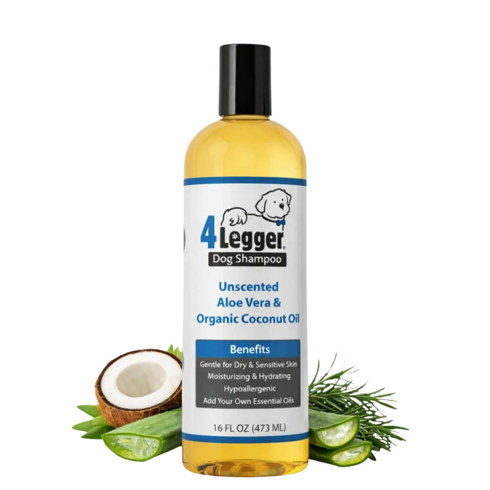 Unscented Organic Aloe Vera and Coconut Oil Shampoo