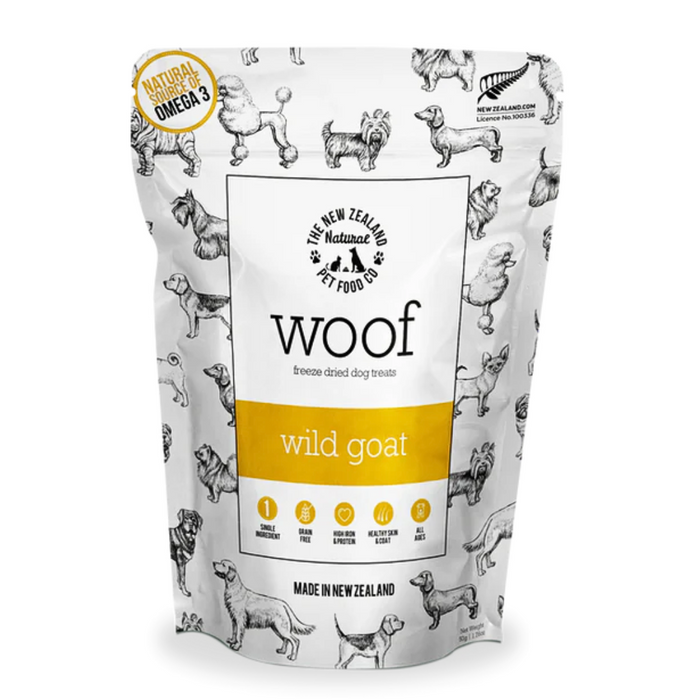 Woof Freeze Dried Treats - Goat - 50g