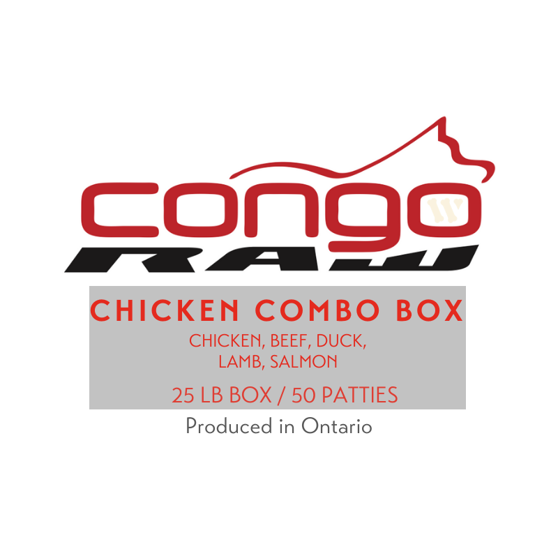 Congo Raw Dog Food Affordable Patties in Combo Boxes — Wholesome Canine