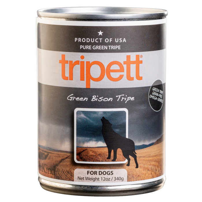 Canned, Unwashed Green Bison Tripe