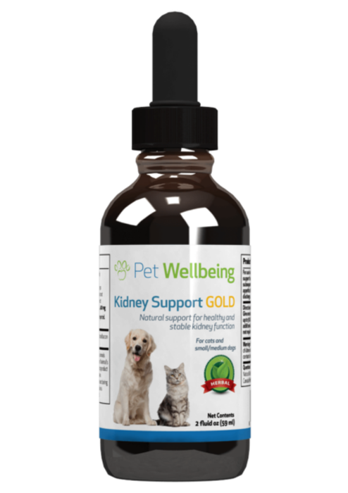 Kidney Gold: Herbal Tincture for Dogs & Cats