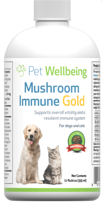 Mushroom Immune Gold for Dogs & Cats