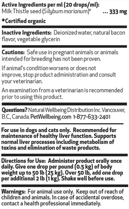 Milk Thistle for Dog/Cat Liver Disease