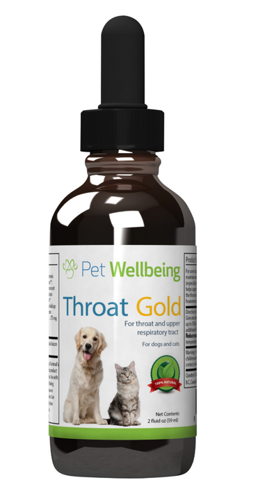 Throat Gold for Coughs in Cats or Dogs